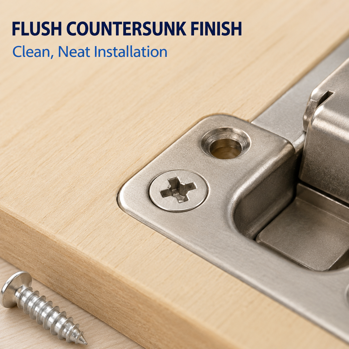 Self-Tapping Screws – flush countersunk finish