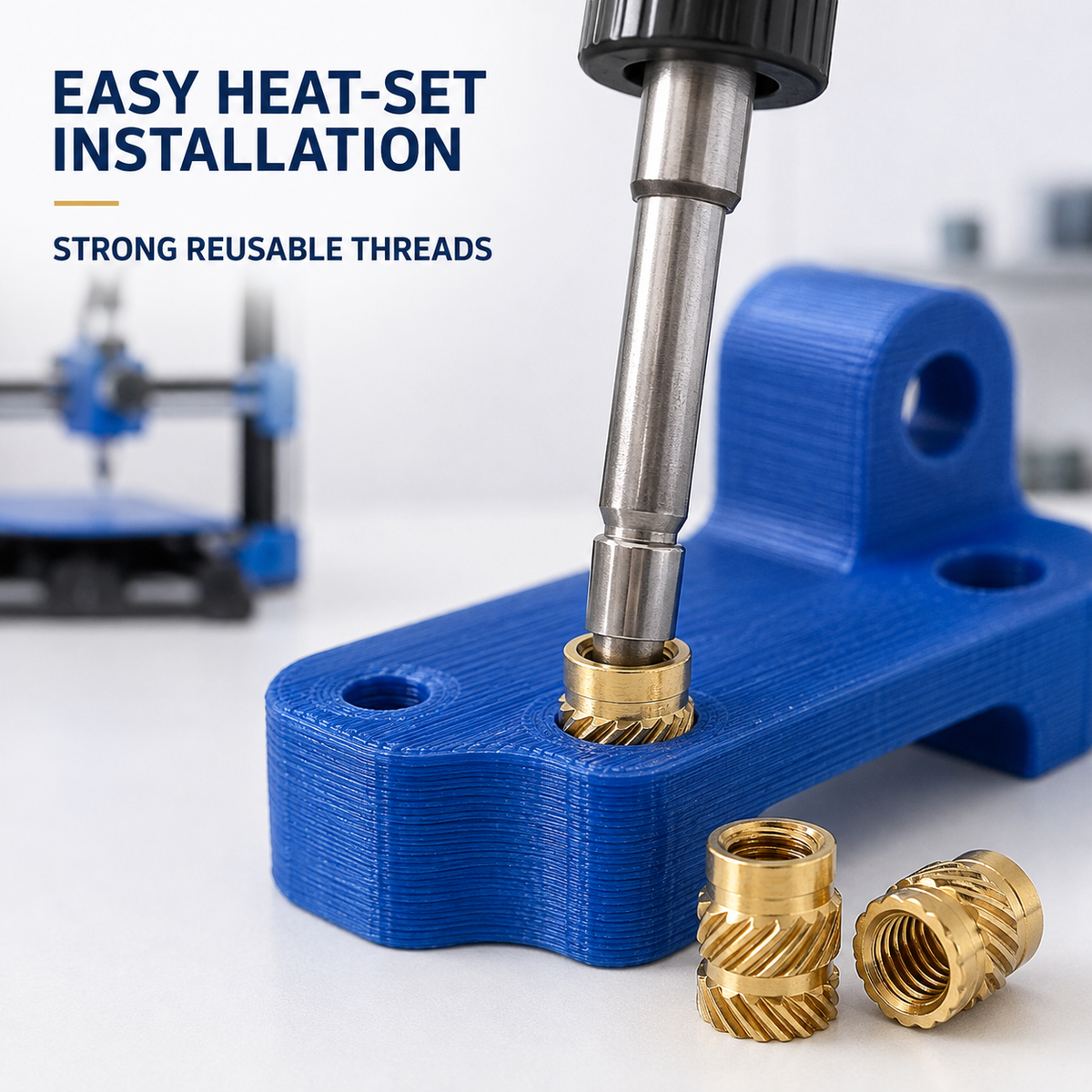 Heat-Set Threaded Inserts – installation