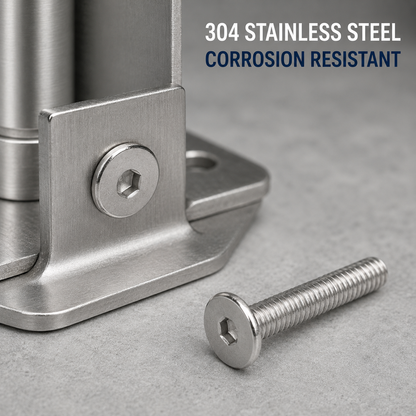 Ultra-Low Profile Hex Socket Screws – 304 stainless steel