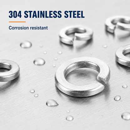 Split Lock Washers – 304 stainless steel