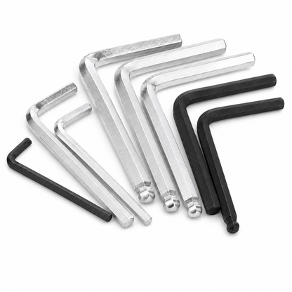 S2 steel L-shaped hex keys